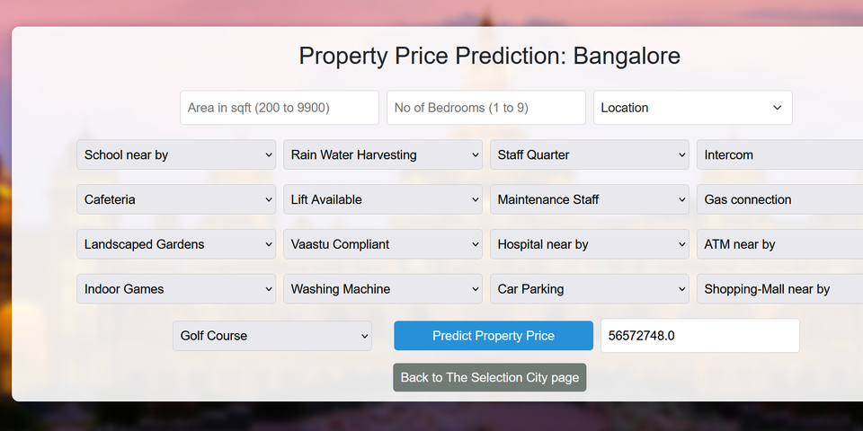 PROPERTY PRICE PREDICTION FOR INDIAN METRO CITIES (REAL DATA) 